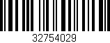 Código de barras (EAN, GTIN, SKU, ISBN): '32754029'
