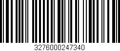 Código de barras (EAN, GTIN, SKU, ISBN): '3276000247340'
