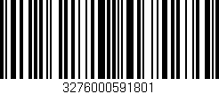 Código de barras (EAN, GTIN, SKU, ISBN): '3276000591801'