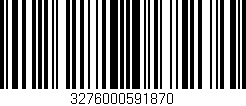 Código de barras (EAN, GTIN, SKU, ISBN): '3276000591870'