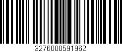 Código de barras (EAN, GTIN, SKU, ISBN): '3276000591962'