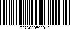 Código de barras (EAN, GTIN, SKU, ISBN): '3276000593812'