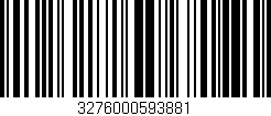Código de barras (EAN, GTIN, SKU, ISBN): '3276000593881'