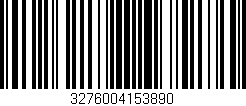 Código de barras (EAN, GTIN, SKU, ISBN): '3276004153890'