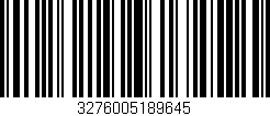 Código de barras (EAN, GTIN, SKU, ISBN): '3276005189645'