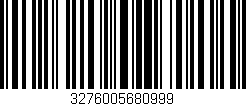 Código de barras (EAN, GTIN, SKU, ISBN): '3276005680999'