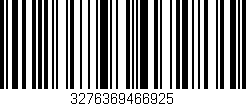 Código de barras (EAN, GTIN, SKU, ISBN): '3276369466925'