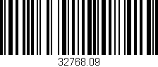 Código de barras (EAN, GTIN, SKU, ISBN): '32768.09'