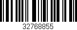 Código de barras (EAN, GTIN, SKU, ISBN): '32768855'