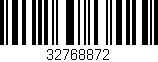 Código de barras (EAN, GTIN, SKU, ISBN): '32768872'