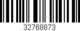 Código de barras (EAN, GTIN, SKU, ISBN): '32768873'