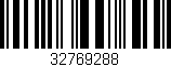 Código de barras (EAN, GTIN, SKU, ISBN): '32769288'