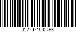 Código de barras (EAN, GTIN, SKU, ISBN): '3277071932456'