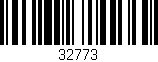 Código de barras (EAN, GTIN, SKU, ISBN): '32773'