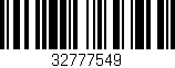 Código de barras (EAN, GTIN, SKU, ISBN): '32777549'