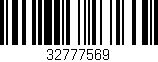 Código de barras (EAN, GTIN, SKU, ISBN): '32777569'