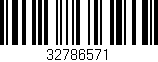 Código de barras (EAN, GTIN, SKU, ISBN): '32786571'