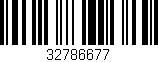 Código de barras (EAN, GTIN, SKU, ISBN): '32786677'