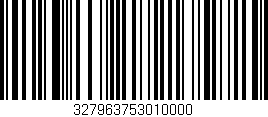 Código de barras (EAN, GTIN, SKU, ISBN): '327963753010000'
