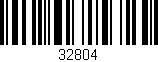 Código de barras (EAN, GTIN, SKU, ISBN): '32804'