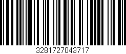 Código de barras (EAN, GTIN, SKU, ISBN): '3281727043717'
