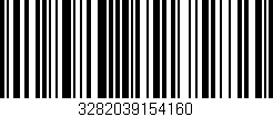 Código de barras (EAN, GTIN, SKU, ISBN): '3282039154160'