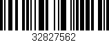 Código de barras (EAN, GTIN, SKU, ISBN): '32827562'