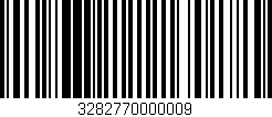 Código de barras (EAN, GTIN, SKU, ISBN): '3282770000009'