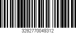 Código de barras (EAN, GTIN, SKU, ISBN): '3282770049312'