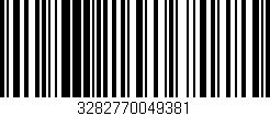 Código de barras (EAN, GTIN, SKU, ISBN): '3282770049381'