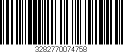 Código de barras (EAN, GTIN, SKU, ISBN): '3282770074758'