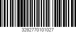 Código de barras (EAN, GTIN, SKU, ISBN): '3282770101027'