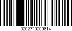 Código de barras (EAN, GTIN, SKU, ISBN): '3282770200614'
