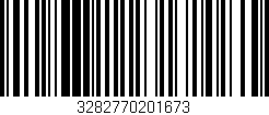 Código de barras (EAN, GTIN, SKU, ISBN): '3282770201673'