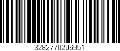Código de barras (EAN, GTIN, SKU, ISBN): '3282770206951'