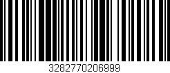 Código de barras (EAN, GTIN, SKU, ISBN): '3282770206999'