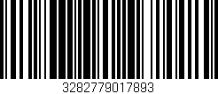Código de barras (EAN, GTIN, SKU, ISBN): '3282779017893'
