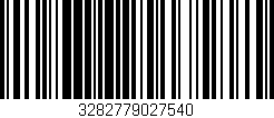 Código de barras (EAN, GTIN, SKU, ISBN): '3282779027540'