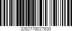 Código de barras (EAN, GTIN, SKU, ISBN): '3282779027830'