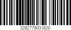 Código de barras (EAN, GTIN, SKU, ISBN): '3282779031820'