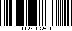 Código de barras (EAN, GTIN, SKU, ISBN): '3282779042598'