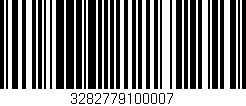 Código de barras (EAN, GTIN, SKU, ISBN): '3282779100007'