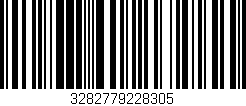 Código de barras (EAN, GTIN, SKU, ISBN): '3282779228305'