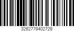 Código de barras (EAN, GTIN, SKU, ISBN): '3282779402729'
