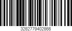 Código de barras (EAN, GTIN, SKU, ISBN): '3282779402866'