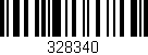 Código de barras (EAN, GTIN, SKU, ISBN): '328340'