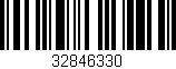 Código de barras (EAN, GTIN, SKU, ISBN): '32846330'