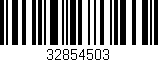 Código de barras (EAN, GTIN, SKU, ISBN): '32854503'