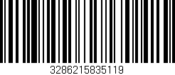 Código de barras (EAN, GTIN, SKU, ISBN): '3286215835119'