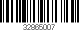 Código de barras (EAN, GTIN, SKU, ISBN): '32865007'